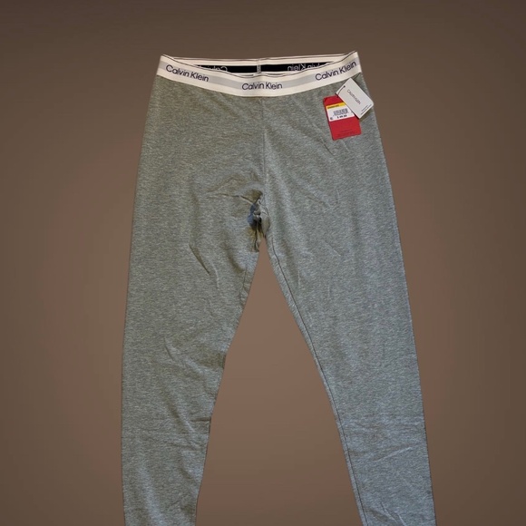 Calvin Klein Pants - NWT Women's Calvin Klein Grey Lounge Pants, Cotton/Modal Blend, Size M